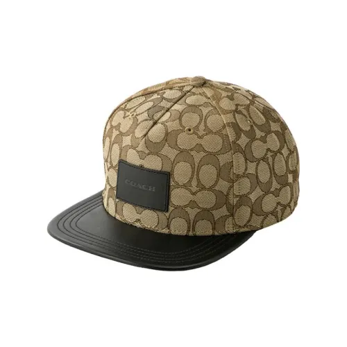 COACH Хлопок Бейсболки Коричневый Мужской