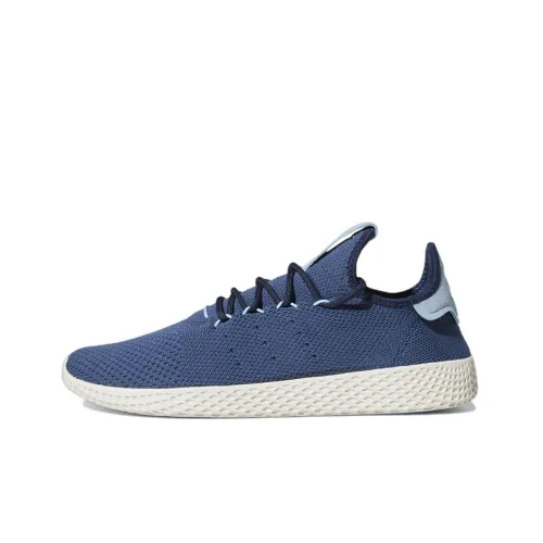 Adidas Originals Tennis Hu Slip-Resistant Abrasion-Resistant Breathable Low-Top Tennis Shoes Men's Blue Adidas Originals Tennis Hu Противоскользящие Устойчивые к износу Дышащие Низкие Кроссовки для тенниса Мужские Синие