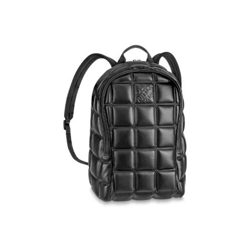 LOUIS VUITTON Ellipse Телячья кожа Рюкзак Мужской Черный