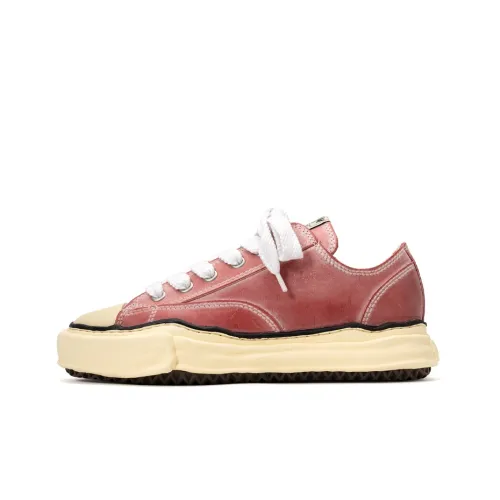 MIHARA YASUHIRO Baker Low Топ Скейтборд Кроссовки Унисекс Красный