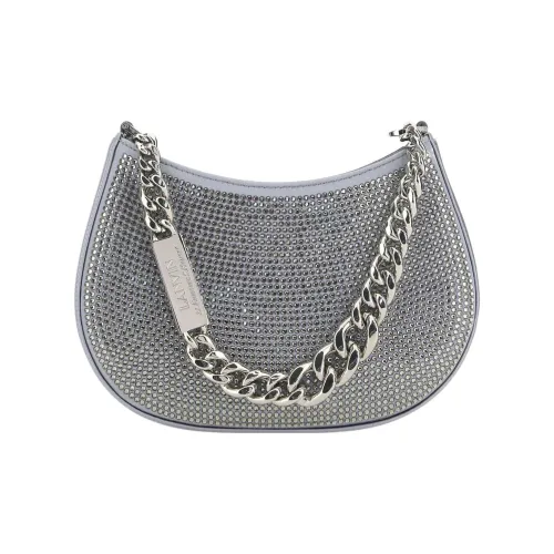 Lanvin Сумка через плечо из кожи женская серая