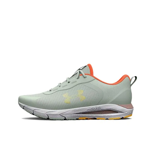 Under Armour HOVR Sonic SE Low Топ Беговые кроссовки Женские Зеленый оранжевый