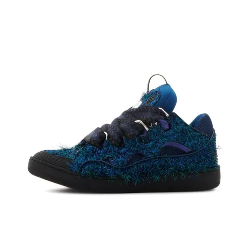 Lanvin Curb Low Топ Стильные Скейтбординги Мужской Синий