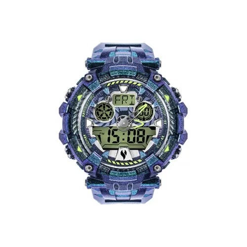 YOUNG STERNA Кварцевый механизм Часы Унисекс Черный циферблат