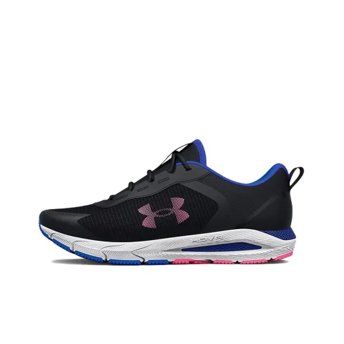 Under Armour HOVR Sonic Low Топ Повседневные Беговые Кроссовки Женские Черный Синий Розовый