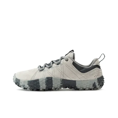 MERRELL Wrapt Slip Resistant Abrasion Resistant Lightweight Cushioning Low-Top Casual Women's Light Gray MERRELL Wrapt Противоскользящий Устойчивый к истиранию Легкий Амортизация Низкий верх Повседневный Женский Светло-серый