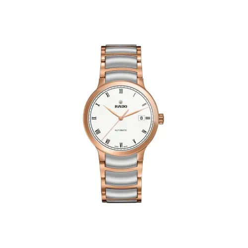 RADO Автоматический Механический Часы Мужские Crystal Collection 38мм*38мм*10,1мм Белые