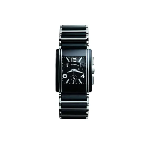 RADO Precision Ceramics Collection Кварцевый механизм Мужские часы Циферблат Черный Керамика Ремешок R20591152