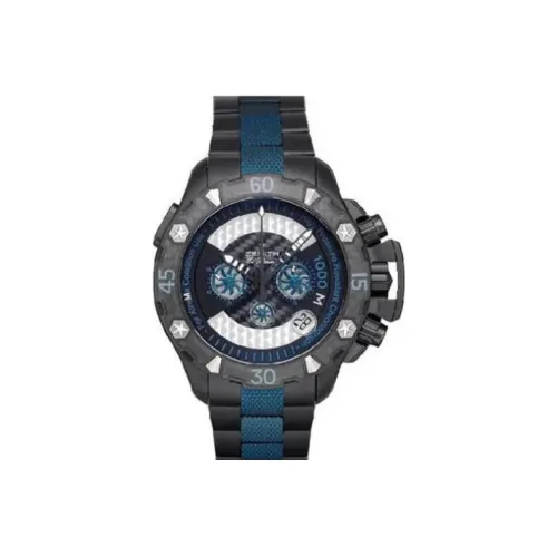Zenith Автоматический Механический Механизм Мужские Часы 46,5 мм Черный