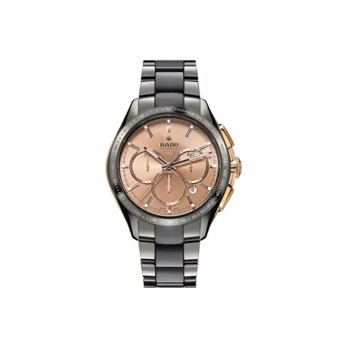RADO Glam Slam Collection Автоматический механический механизм Мужские часы Часы 45 мм Розовый циферблат часов