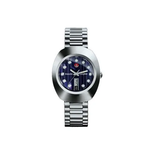 RADO Inaugural Series Автоматический Механический Механизм Женские Часы Синий Циферблат