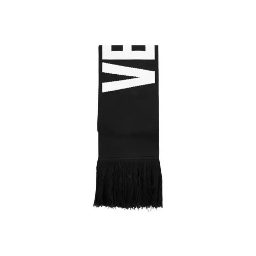 Vetements Wool Knit Шарфы Черный Унисекс
