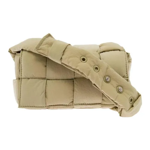 Bottega Veneta Cassette Ткань Сумка через плечо Мини Мужская Светлый Умбра