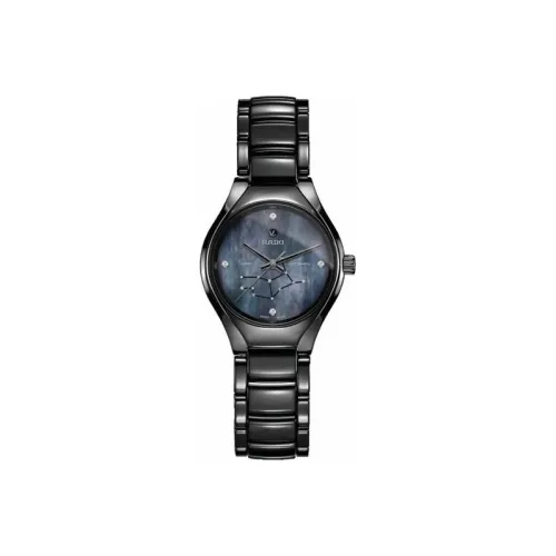 RADO Realme Collection Автоматический Механический Механизм Женские Часы 30MM Синий Циферблат Керамические Оправа Керамический Ремешок