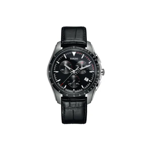 RADO Glam Slam Collection Кварцевый механизм Мужские часы Циферблат 44,9 мм Черный Керамика Нержавеющая сталь Корпус