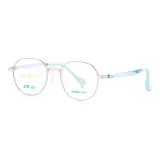 Серебряный | Прозрачный синий-C04