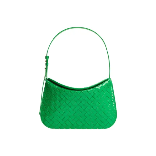 Bottega Veneta Flip-клатч из коровьей кожи маленькая сумка сумка через плечо женская попугай-зеленый