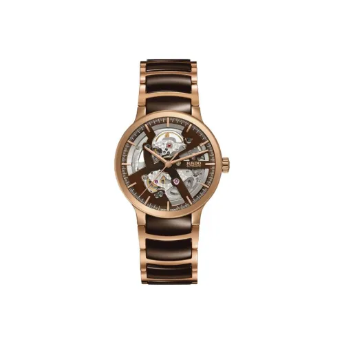 RADO Автоматический Механический Часы Мужские Crystal Collection 38mm*10,1mm Skeleton