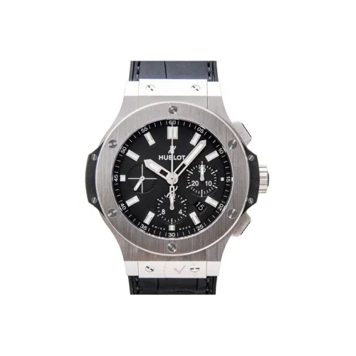 HUBLOT Автоматический Механический Механизм Мужские Часы 44 мм Черный