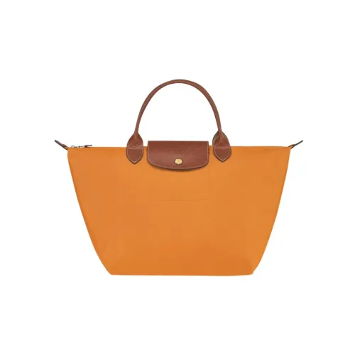 LONGCHAMP Холст и кожа Пельмени Сумка Средний Женский Шафран