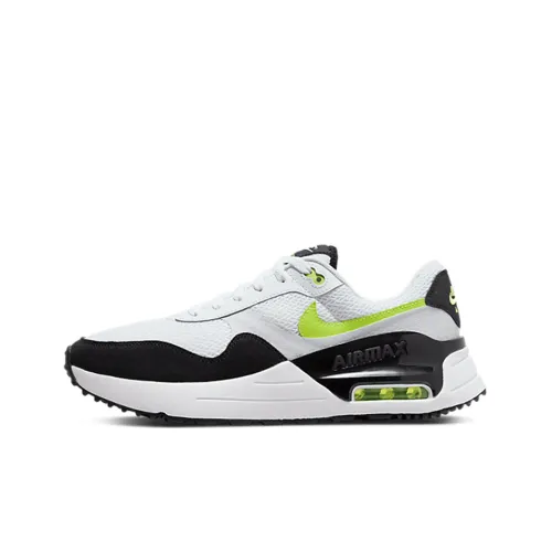 Nike Air Max SYSTM Low Топ Повседневная обувь Мужская Белый Черный Зеленый