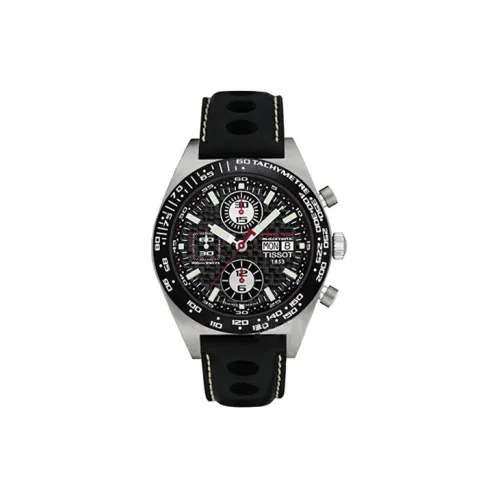TISSOT Автоматический Механический Механизм Мужские Часы 44 мм Черный
