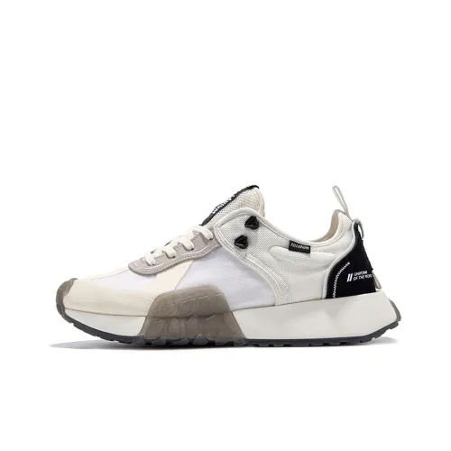 Палладий Troop Runner Casual Низкий TOP STAR Белый/Черный Унисекс