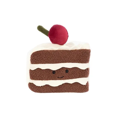 JELLYCAT Gourmet Collection Утонченный Французский Крем Торт Куклы Плюшевая кукла 8 см Высота в сидячем положении