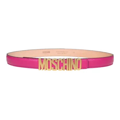 MOSCHINO Кожаные ремни Розовый Женские