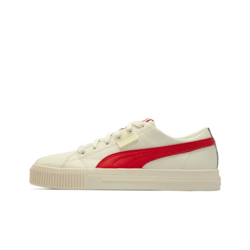 PUMA Ever FS Evert FS Low Топ Скейтборд Кроссовки Кремовый Красный