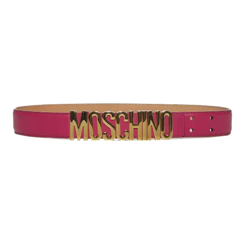 MOSCHINO Ремни из коровьей кожи, фуксия, женские