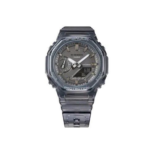 CASIO G SHOCK Кварцевый механизм Смольный ремешок Часы Женские Черный циферблат