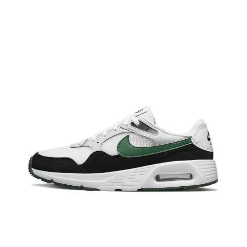 Nike Air Max SC Low Топ Марафон Беговые кроссовки Мужской Белый Черный Зеленый Винтаж