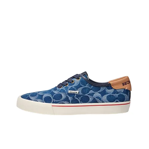 COACH Низкий Топ Стильный Скейтбординг Женские Синий