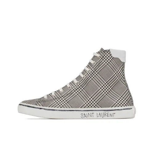 SAINT LAURENT High Top Canvas Shoes Men's