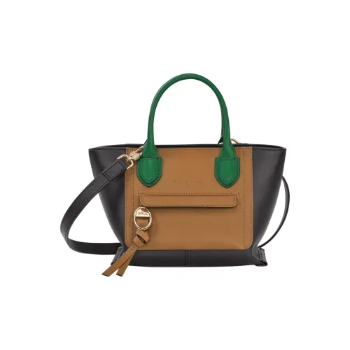 LONGCHAMP Mailbo с коровьей кожей и овчиной сумка женская черный коричневый многоцветный зеленый