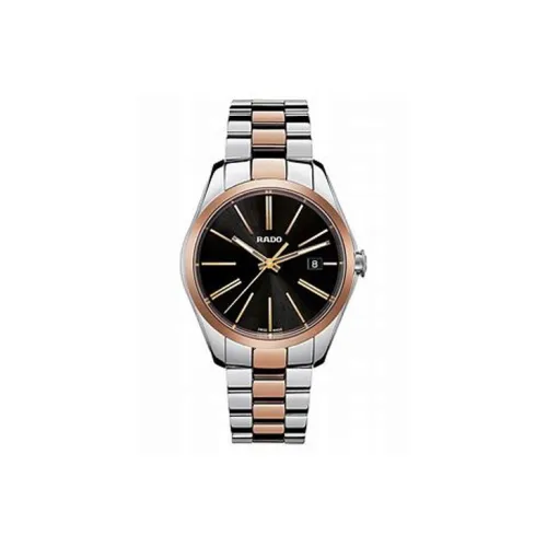 RADO Кварцевый механизм Мужские часы из коллекции Glam Slam, 40 мм, черный