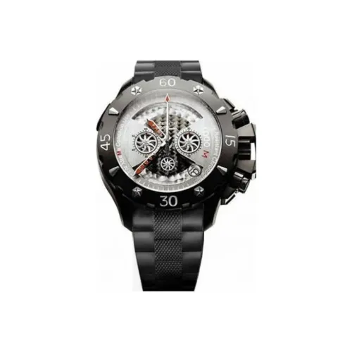 ZENITH Автоматический Механический Часы Мужские Циферблат 46,5 мм Серебристый Резиновый Ремешок 96,0525.4000 21.R642