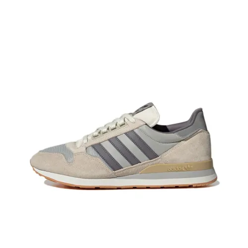 Adidas Originals ZX 500 Slip-Resistant Abrasion-Resistant Low Top Casual Shoes Unisex Gray Brown Adidas Originals ZX 500 Противоскользящий устойчивый к истиранию низкий топ повседневная обувь унисекс серый коричневый