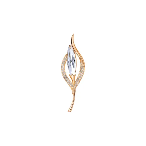 HMZ Сплав/Серебряное покрытие/Золотое покрытие Броши Золотой Женские