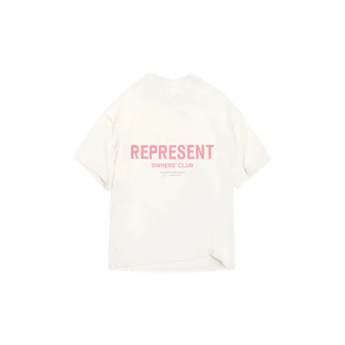 REPRESENT Белая Мужская T-Рубашка
