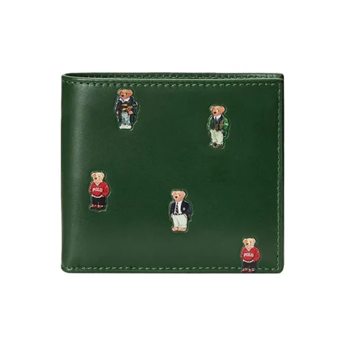 Polo Ralph Lauren Кожа Кошелек Мужской Зеленый