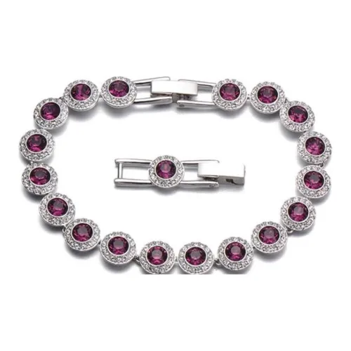 Swarovski Angelic Swarovski Элемент Браслеты Розово-фиолетовый Женские