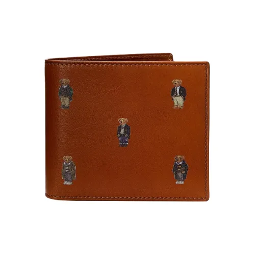 Polo Ralph Lauren Кожа Кошелек Стандартный Мужской Коричневый