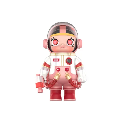 POP MART 400% MEGA Treasure Collection SPACE MOLLY Heartbeat Модные Фигурки 29,5 см