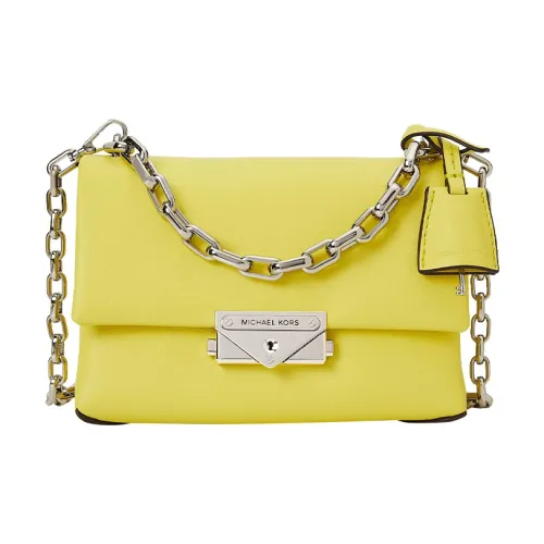 MICHAEL KORS Cece Коровья кожа Сумка через плечо Экстра малый Женский Кремово-желтый