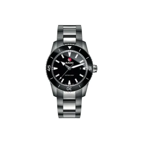 RADO Автоматический Механический Часы Мужские Captain Cook Collection 45 мм*13,8 мм Черные