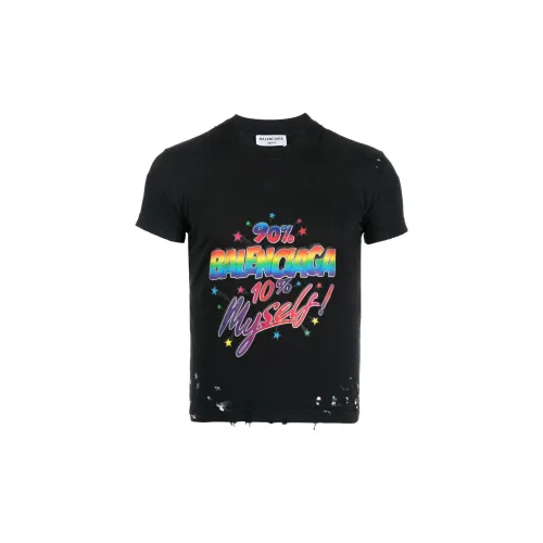 Balenciaga T-Shirt Унисекс Черный Стандартный Cut