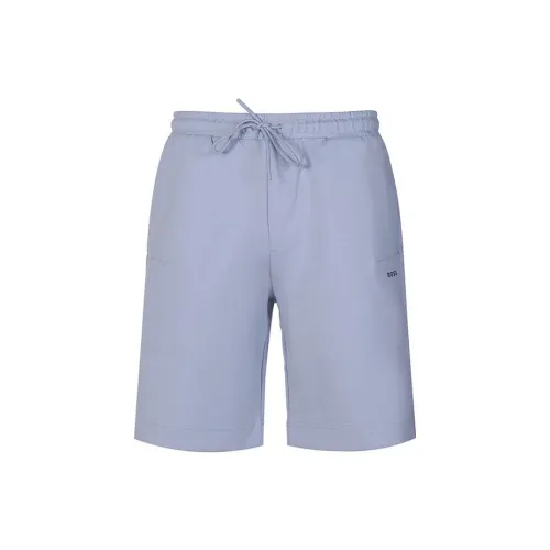 Hugo Boss Светло-фиолетовые синие мужские повседневные шорты