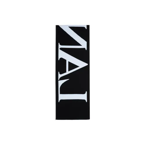 Lanvin Wool Knit Шарфы Черный Унисекс